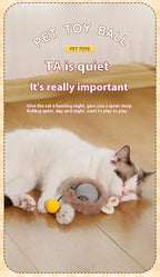 Cat Toys Intelligent Automatic Teasing Ball Silent Irregular