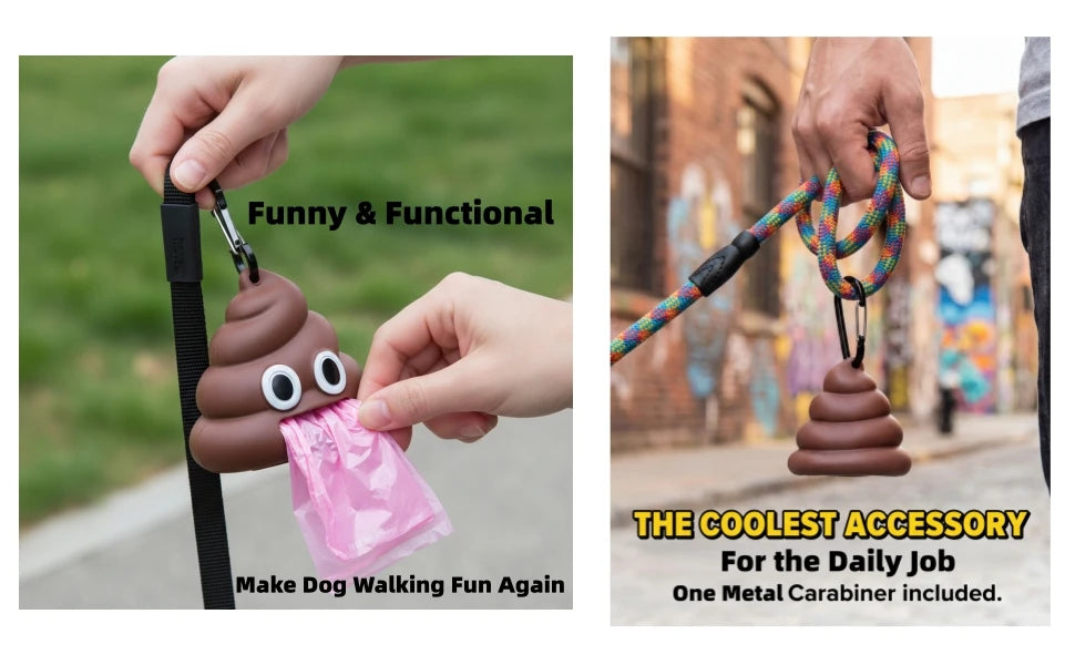 Compact Hands-Free Waste Bag Holder