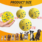 Dog Toy Ball Solid Bite Resistant Small Large Dog Toys E-TPU High