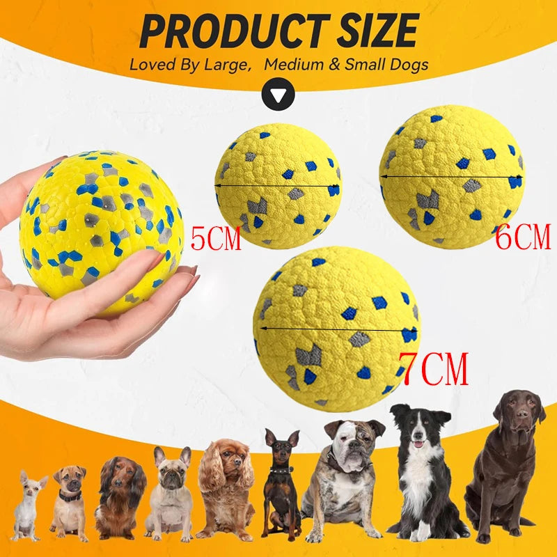 Dog Toy Ball Solid Bite Resistant Small Large Dog Toys E-TPU High