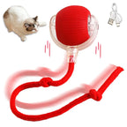 Cat Interactive Ball Toys Automatic Rolling Ball Faux Tail