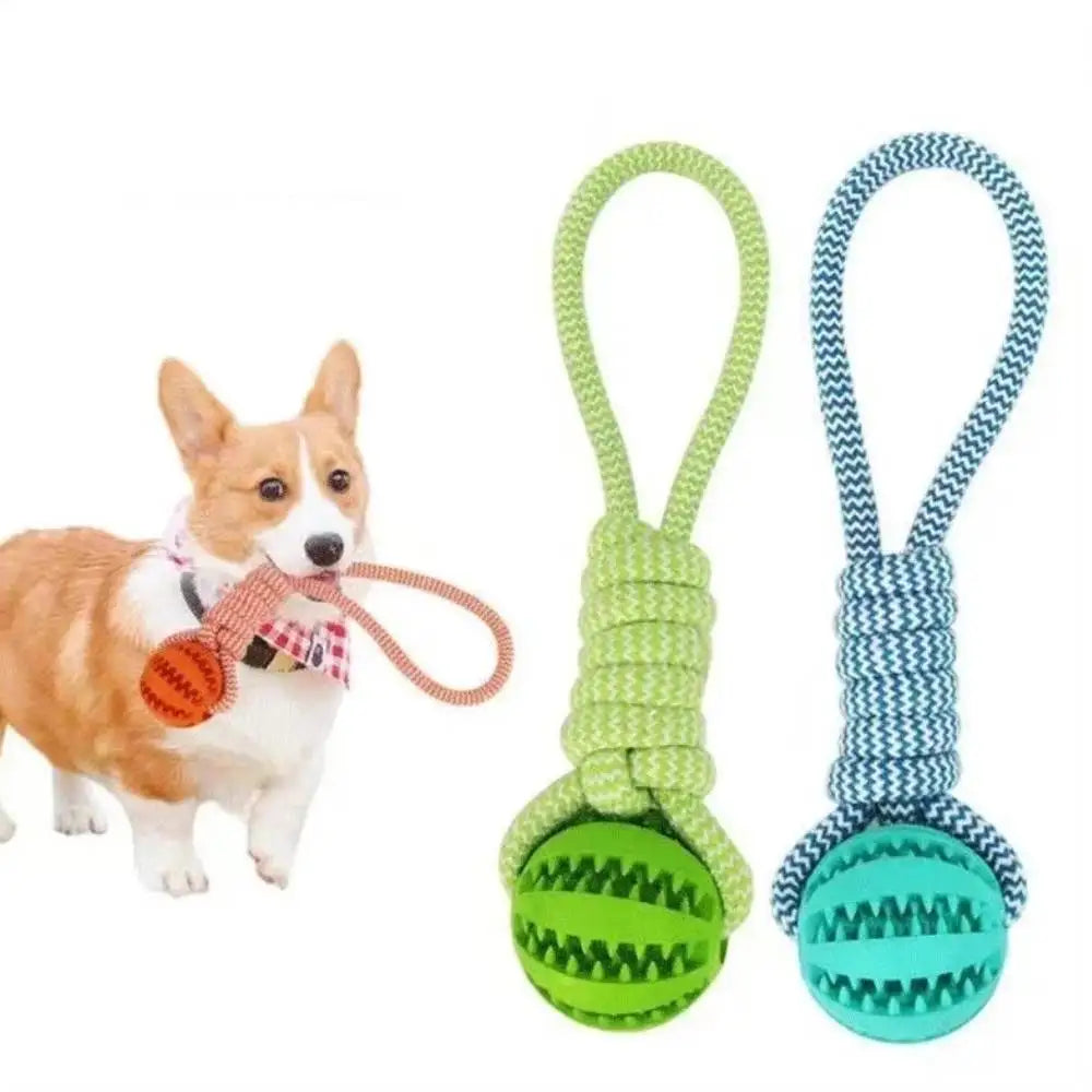 Dog Bite-Resistant Cotton Rope Treat Ball