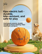 Etpu Dog Bite-Resistant Ball Round Electric Non-Toxic Molar Ball