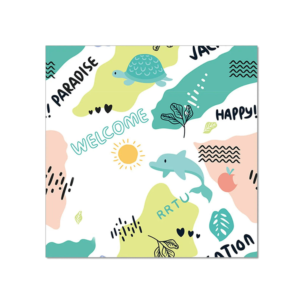 Cat Fixed Fabric Cartoon Printed Self-Adhesive Anti Scratch Anti