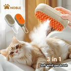 3 in 1 Pet Electric Steam Brush Cat and Dog Cleaning Spray Massage