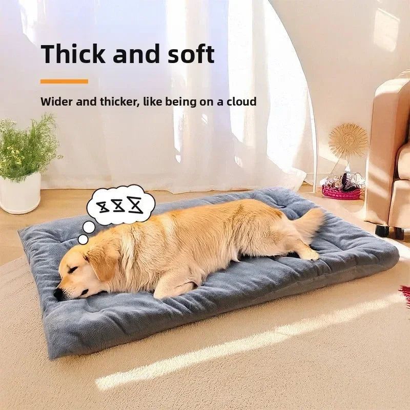 Large Size Dog Bed Mat Sleeping Pad For Winter Use Keep Warm