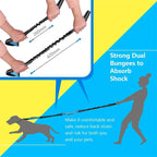 Adjustable Hands-Free Bungee Dog Leash