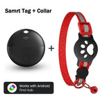 Bluetooth GPS Tracker with Cat Collar Reflective Strips Adjustable