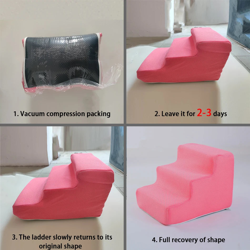 Ladder Dogs Pets Bone Handle Puppys Stairs Beside Sofa Bed Ramp