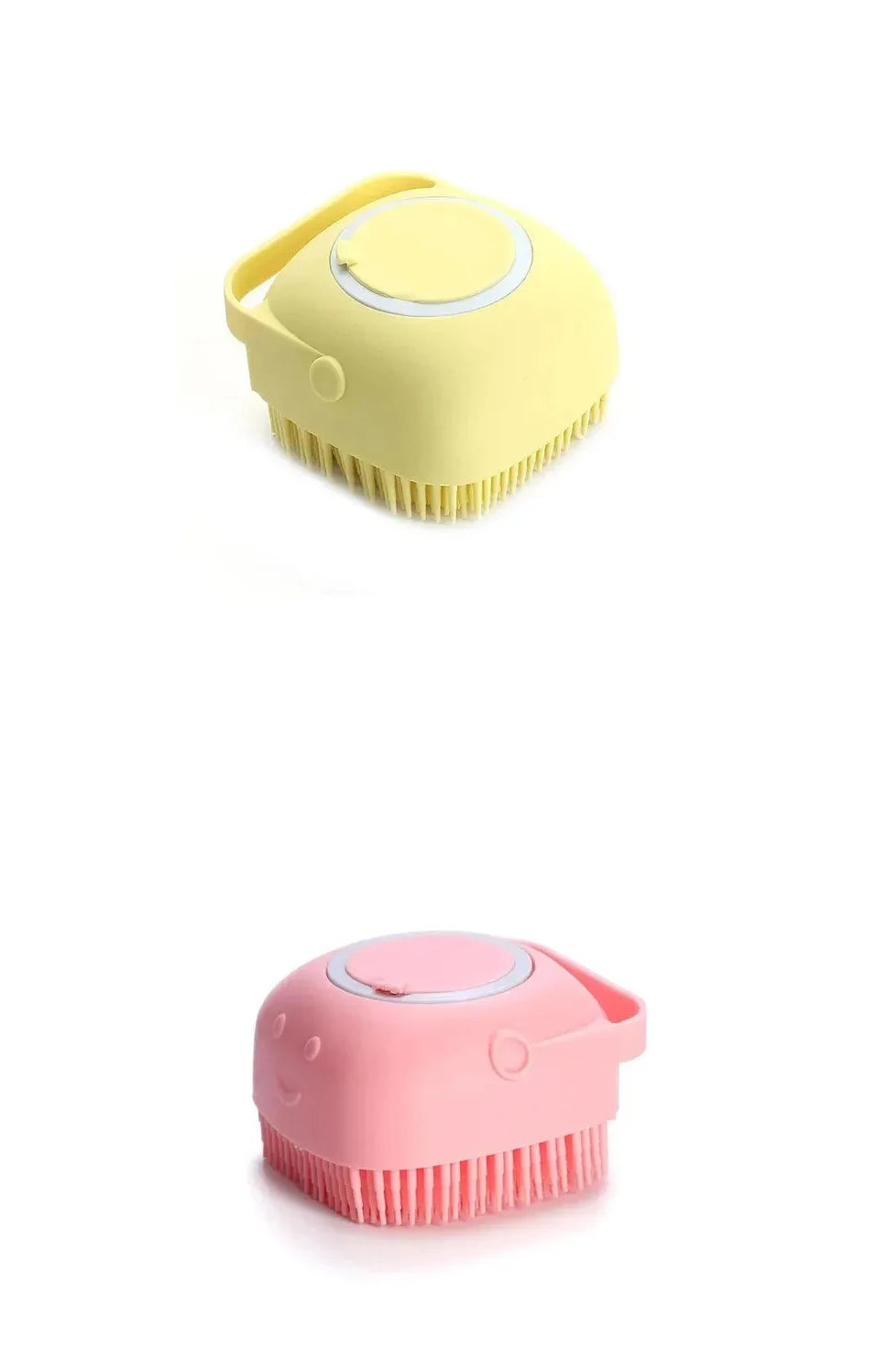 Pet Bathing Brush Soft Silicone Massager Shower Gel Bathing Brush