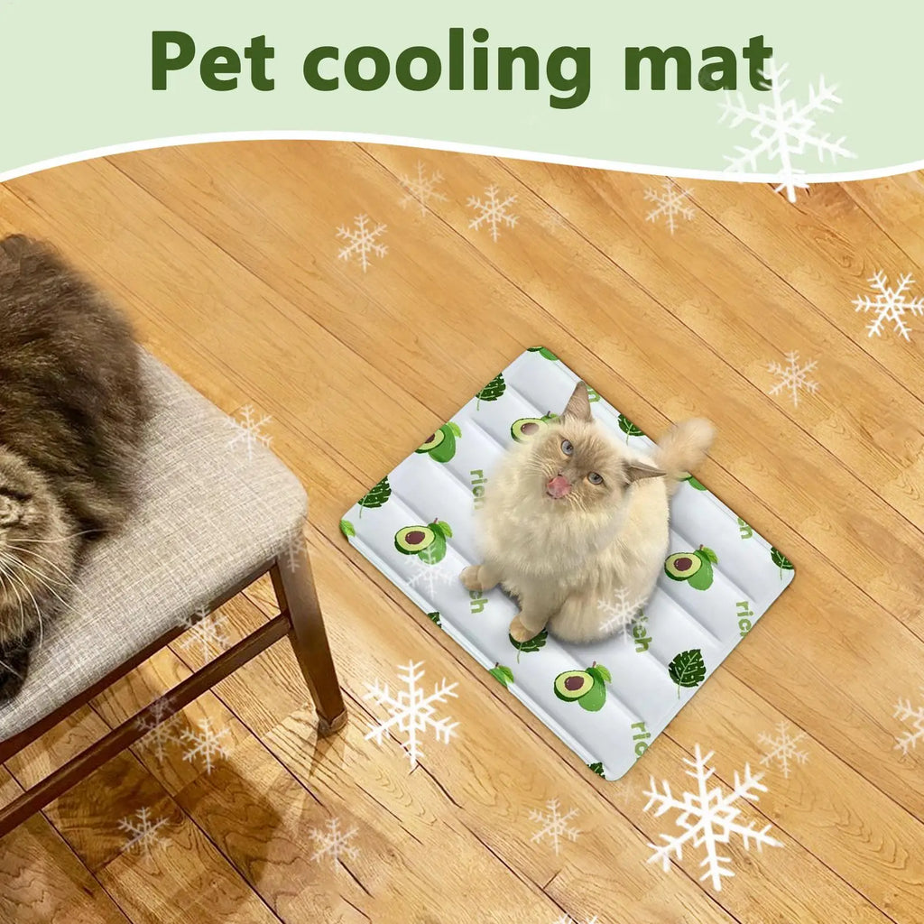 Dog Cooling Mat 30X40Cm Ice Bed Soft Reusable Floor Cushion Summer