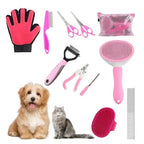 Combo Set Cat Brush Beauty Kit with Pet Nail Clippers and Files