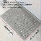 Dog Door Mat for Muddy Paws, ABSorbs Moisture and Dirt, ABSorbent
