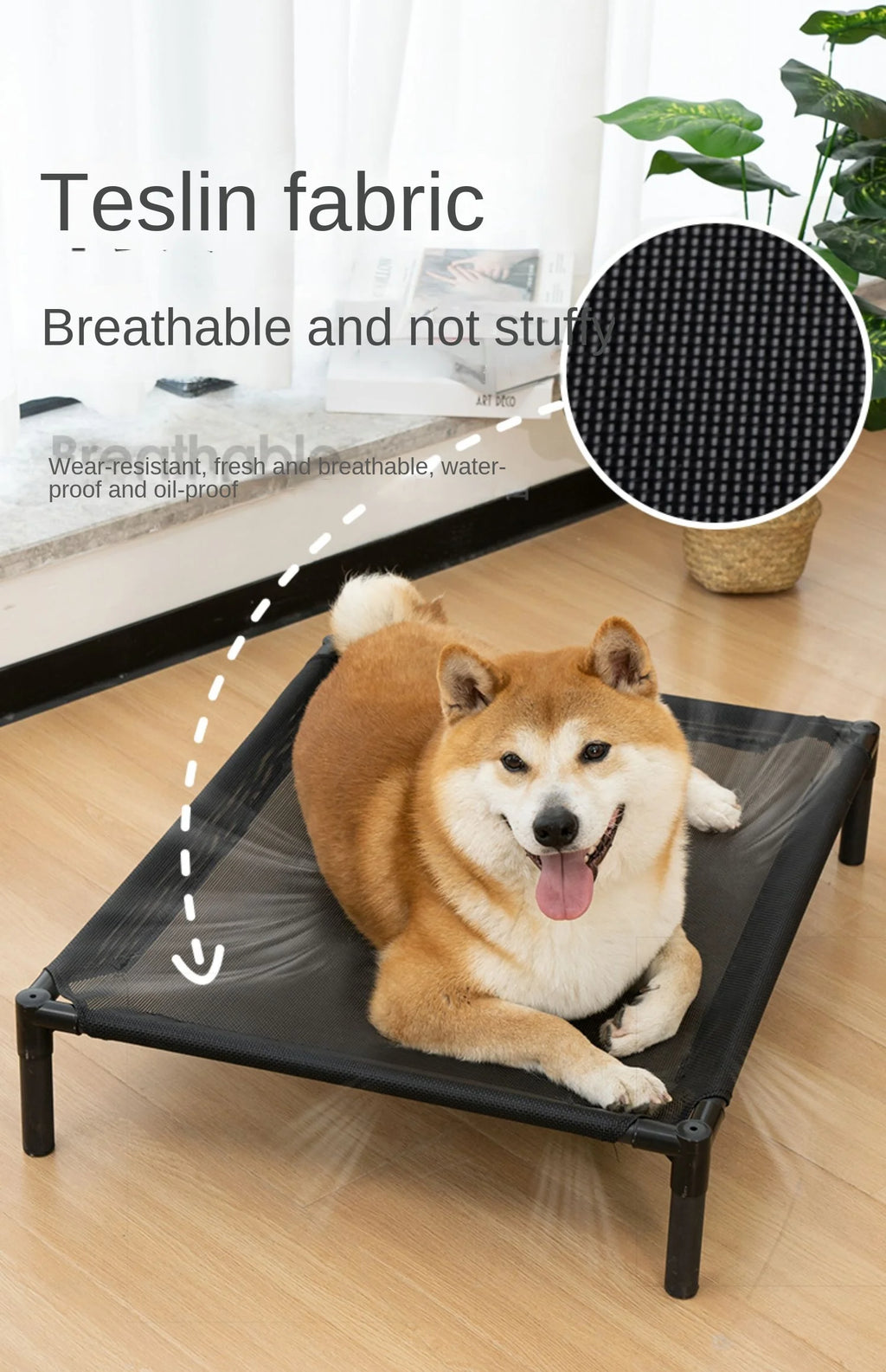 Pet Dog Cat Camping Bed Elevated Bed For Dogs Folding Puppy