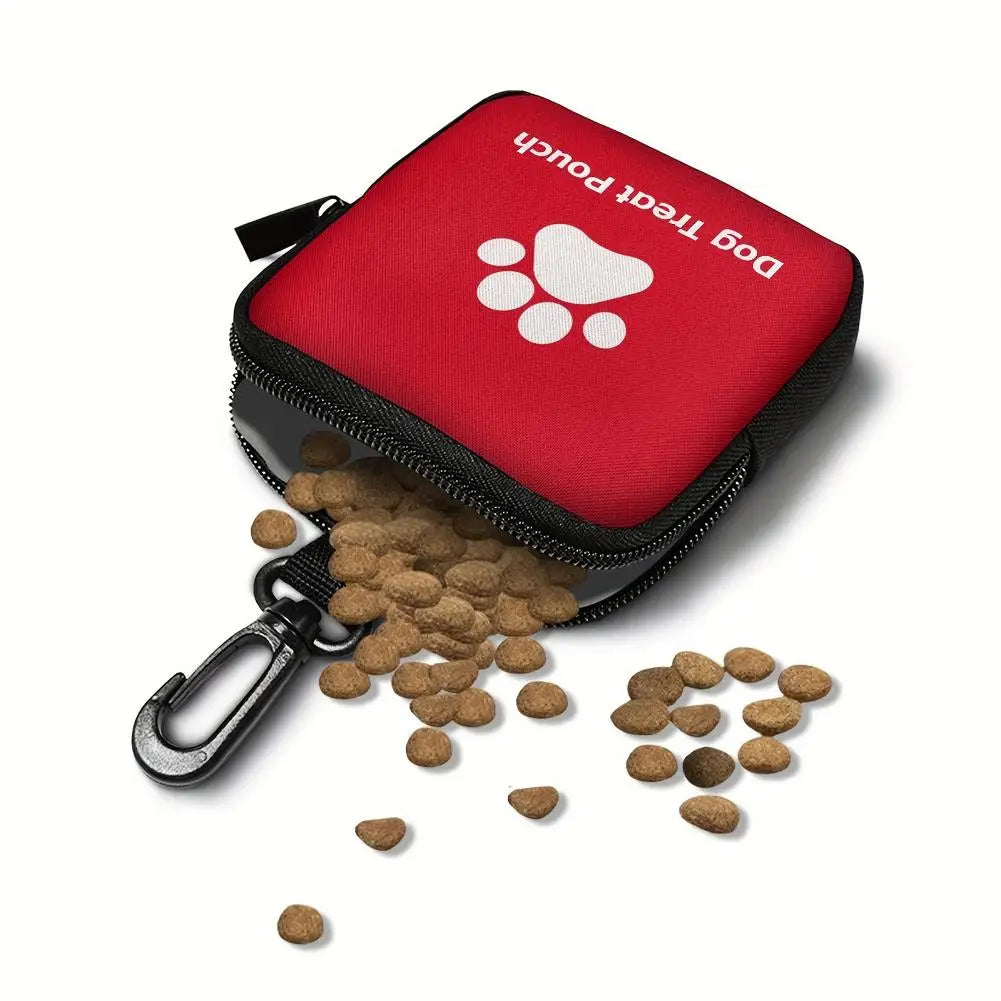 S Dog Snack Bag Portable Pet Treat Pouch for Outdoor Walking