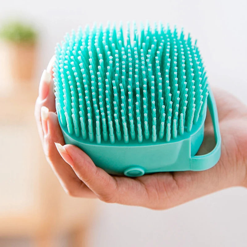 Pet Bathing Brush Soft Silicone Massager Shower Gel Bathing Brush