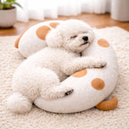 Dog Bed Pillow Soft Breathable Fabric Protects Spine Suitable