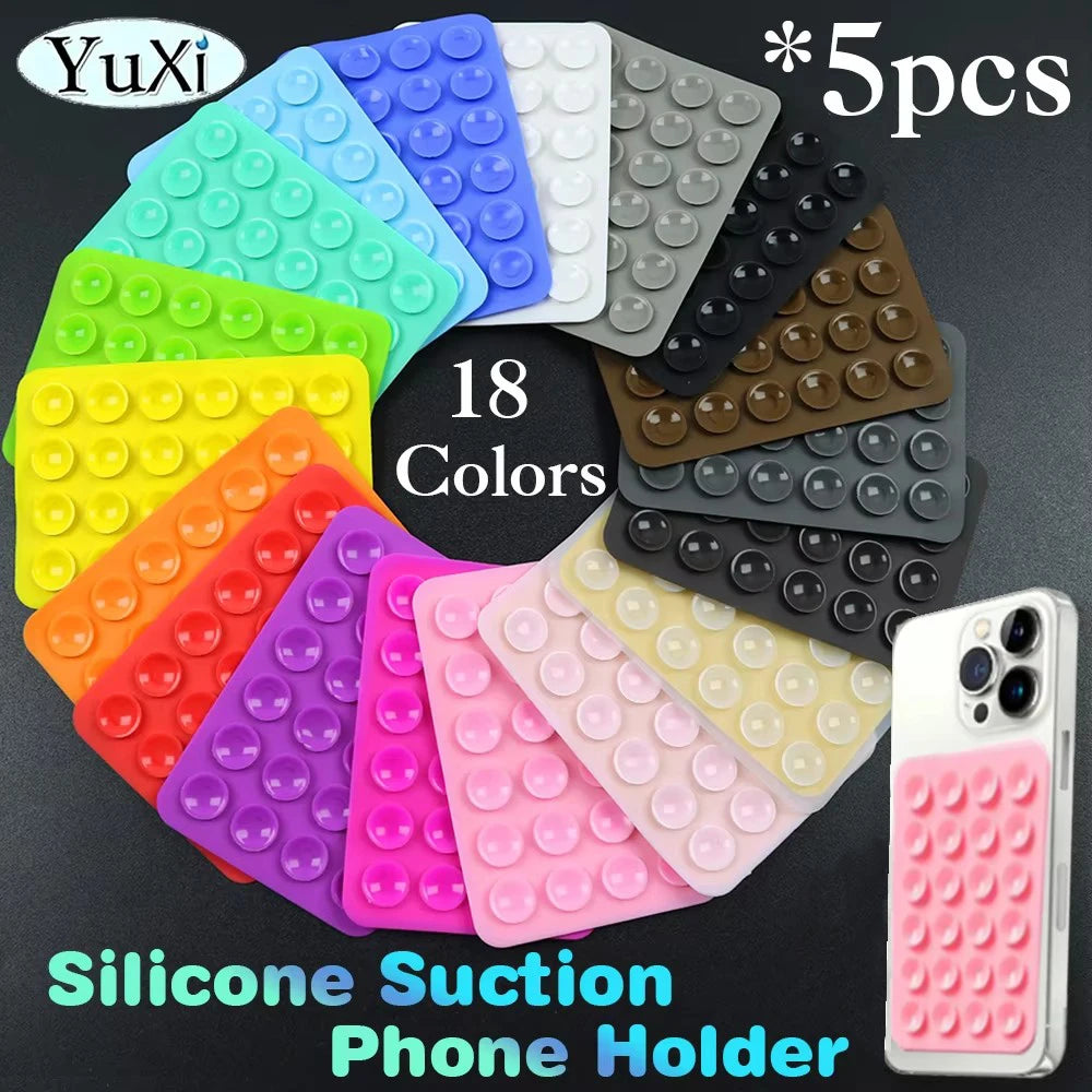 Silicone Suction Phone Holder Multifunctional Suction Cup Mat Wall