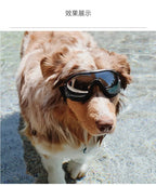 Transparent Color Pet Dog Goggles Waterproof Windproof Sunscreen