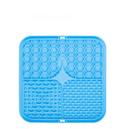 Pet Lick Silicone Mat Slow Feeder Dog Food Plate Bathing