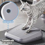 Litter Catcher Litter Trap Mat Cat Ramp Double Layer Elevated Tray