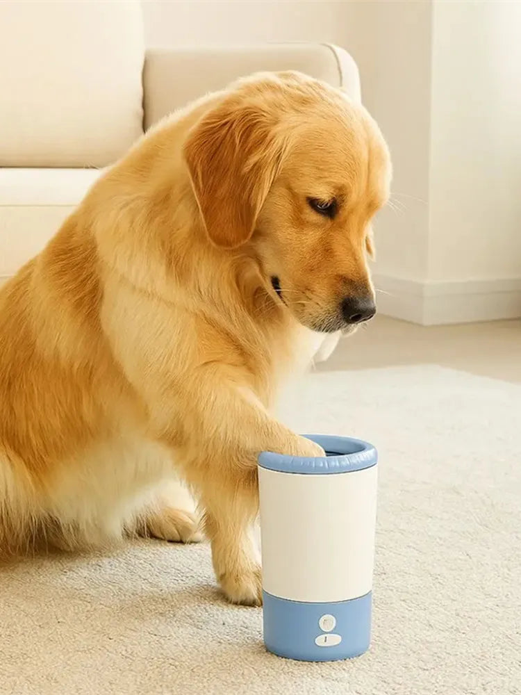 Pet Paw Cleaner Machine Automatic, Portable Dog Cat Washer Cup