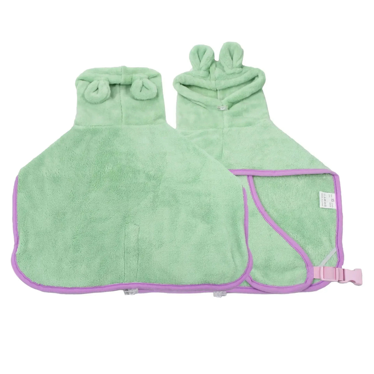 Bathrobe for Dogs Super ABSorbent Fast Drying Hooded Cute Pet