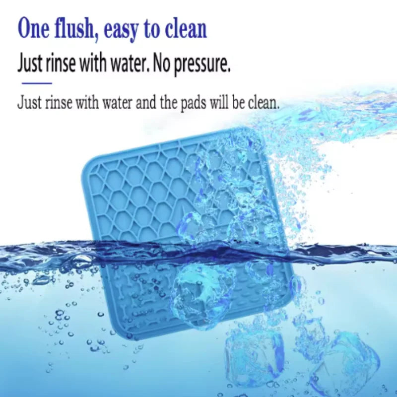 Silicone Dog Lick Mat for Bathing and Training
