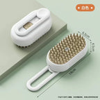 Pet Steam Brush Cat Dog Cleaning Steamy Spray Massage Beauty Comb