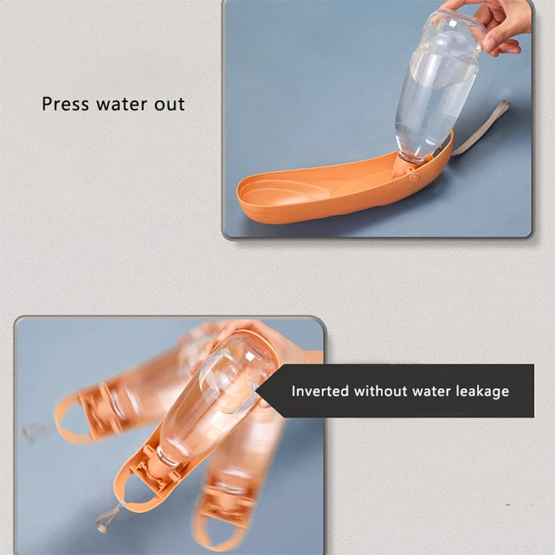 Portable Dog Water Bottle For Small Large Dogs Foldable
