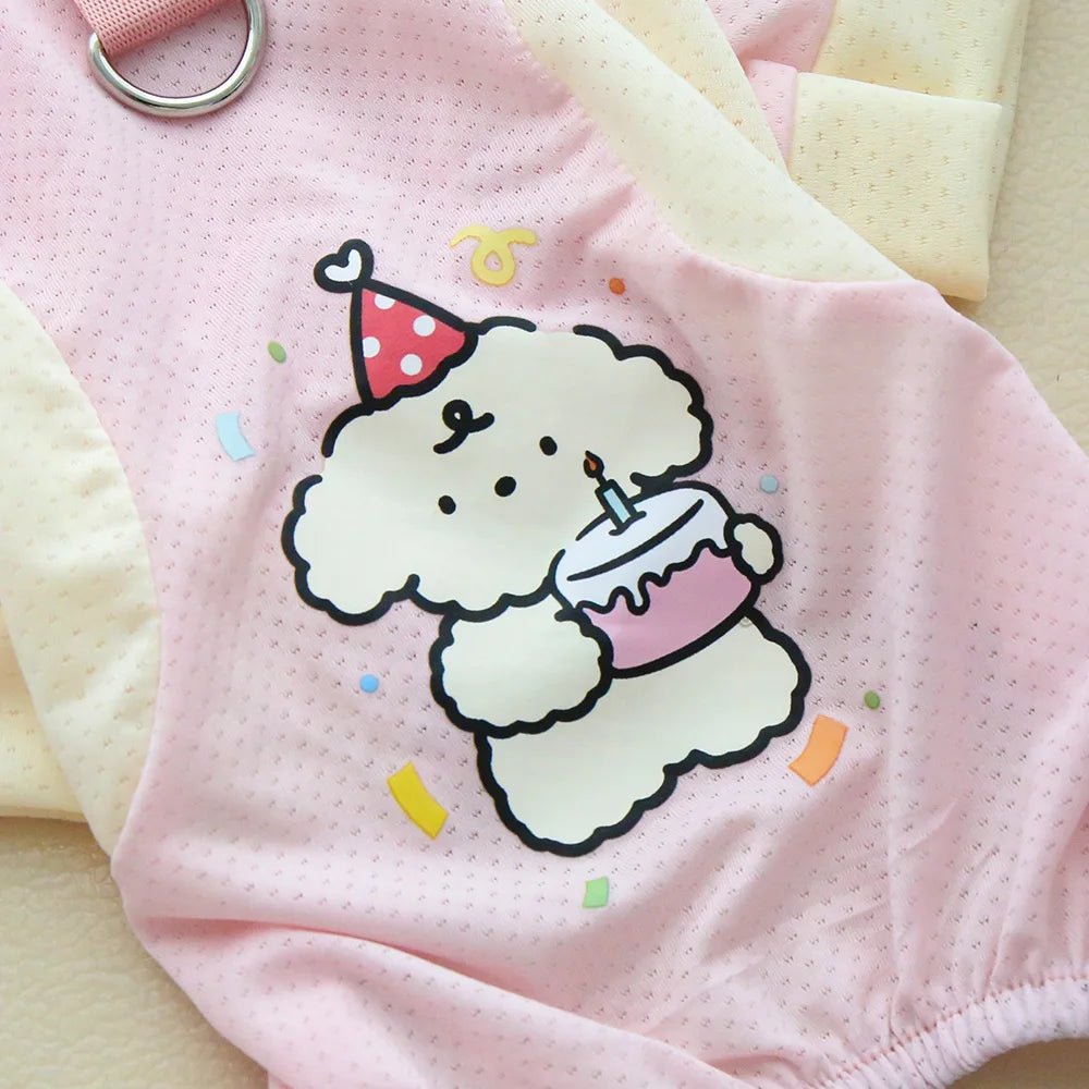 Pet Cool Breathable Cool Clothes Cat and Dog Ice Silk Cooling Four