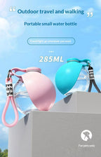 2-In-1 Portable Dog Water Bottle Foldable Silicone Dog Bowl