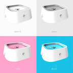 Dog Water Bowl Dog Feeders Slow Water Feeder No-Spill Pet Bowl