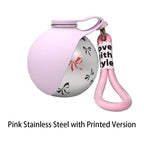 Portable Dog Water Bottle, Plastic/Stainless Steel Pet Water