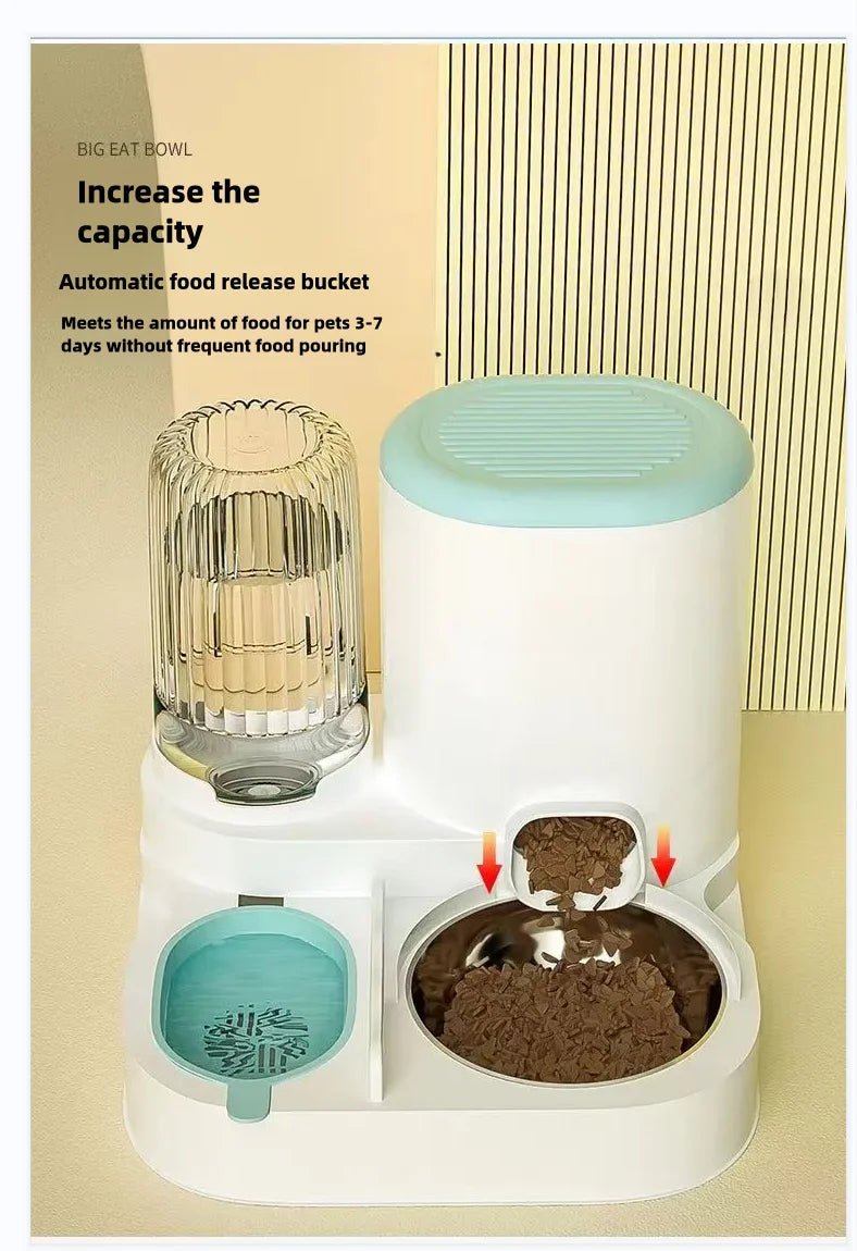 Cat Bowl Automatic Feeder for Cats, Dogs, Pets, Water Dispensers