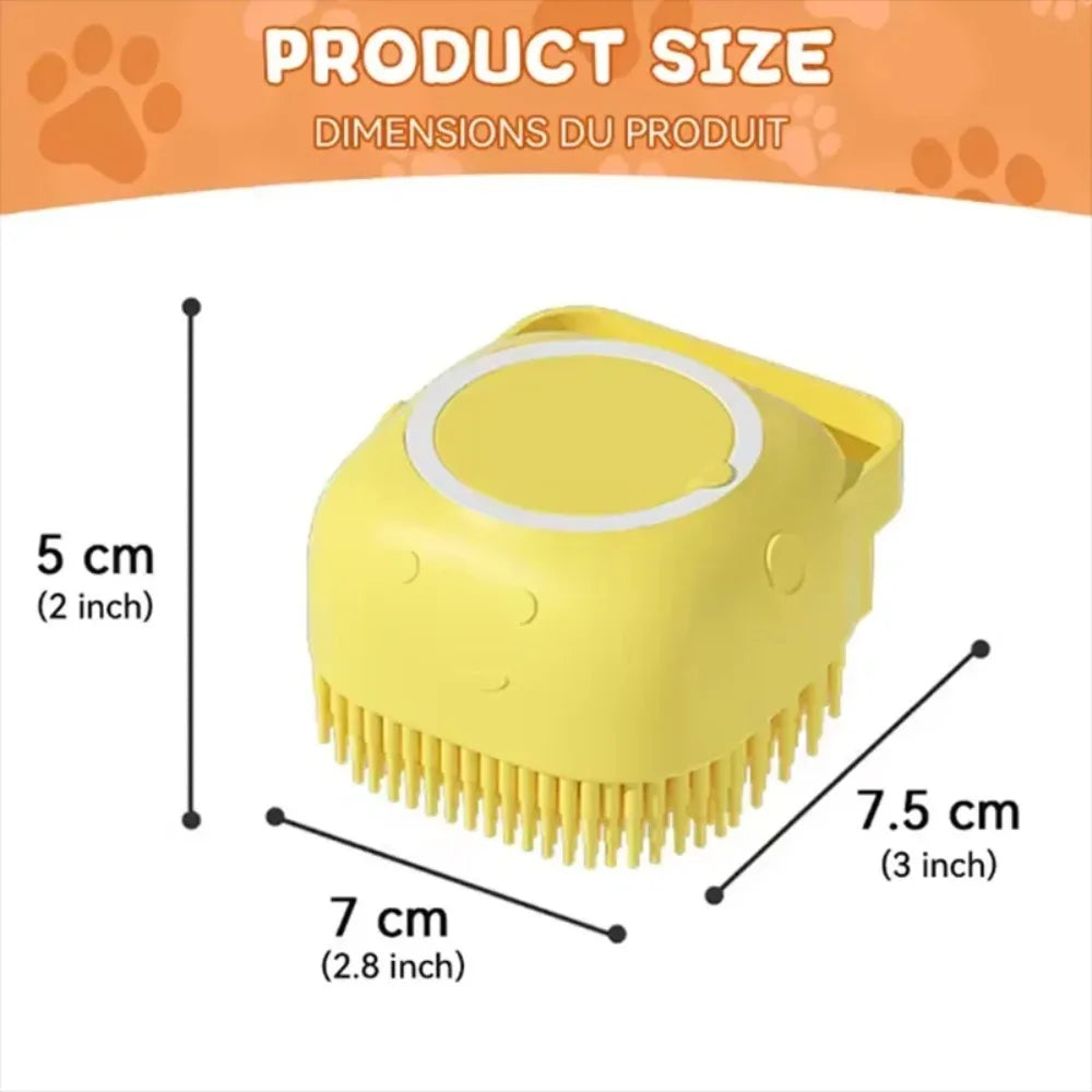 Silicone Bath Massage Brush Multifunctional Grooming Tool Soft