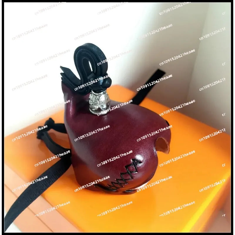 Suitable for Magpie Helmet Training Handmade Cowhide Hat Eye Burao