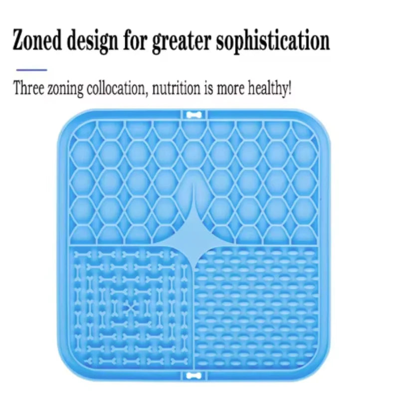 Silicone Dog Lick Mat for Bathing and Training