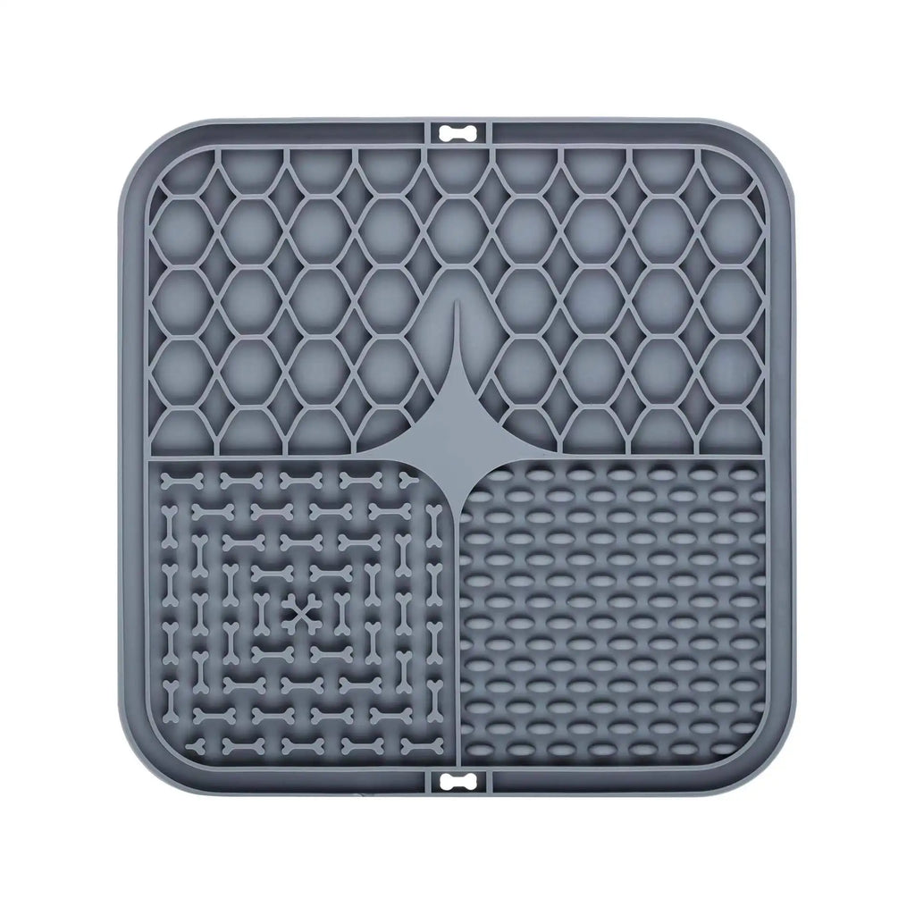 Pet Lick Silicone Mat Slow Feeder Dog Food Plate Bathing