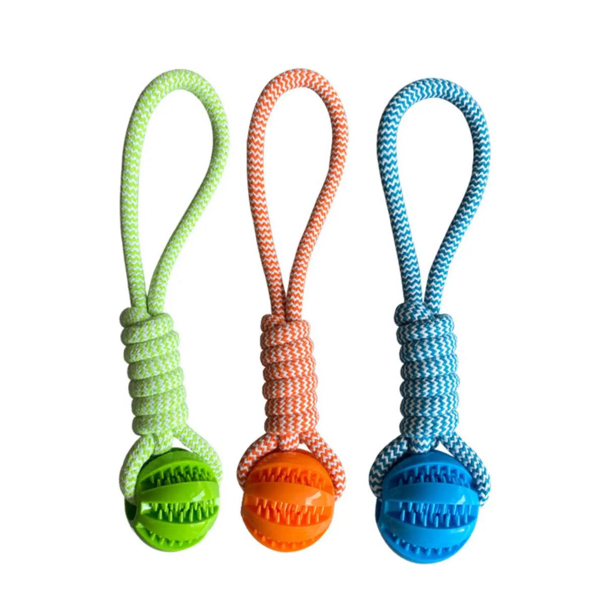 Dog Bite-Resistant Cotton Rope Treat Ball