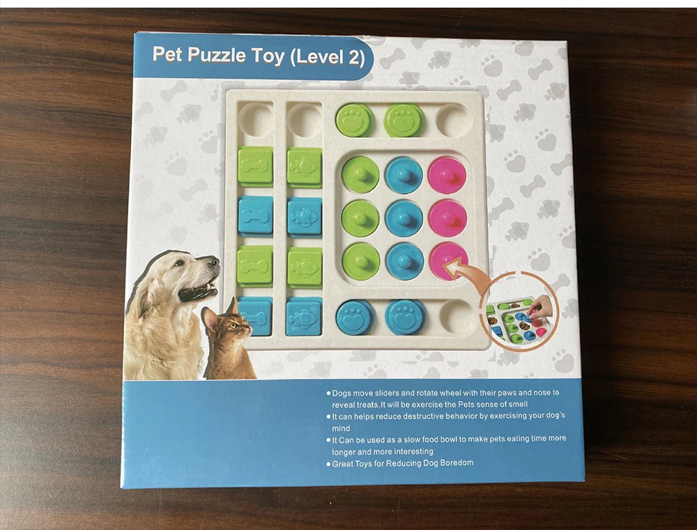 Dog PUzzle Toys Slow Feeder Interactive PUppy Increase Iq Training