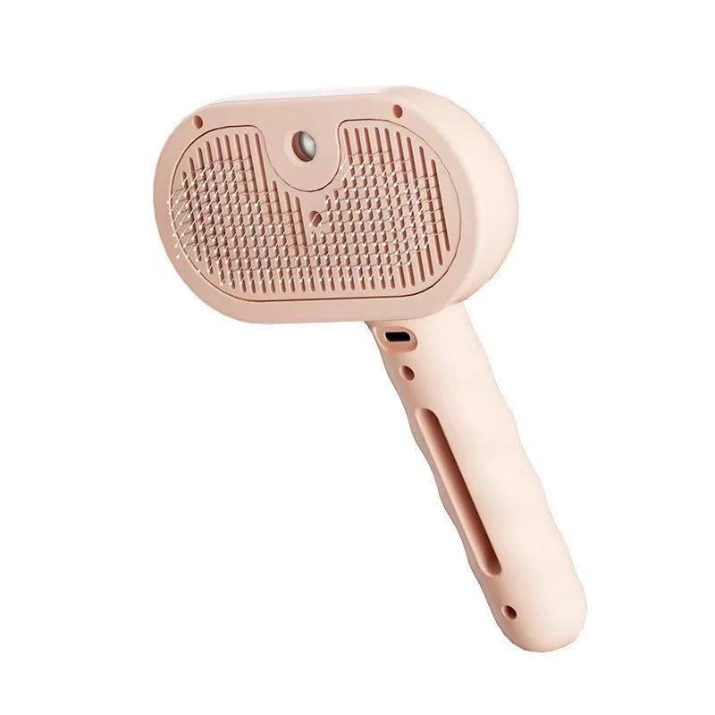 Steamy Dog Brush Electric Spray Cat Hair Brush 3 In1 Dog Steamer