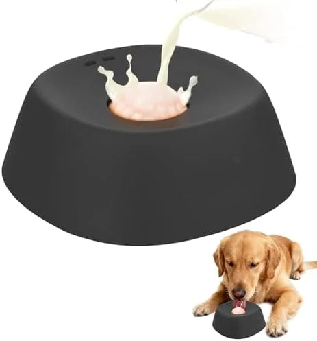 Anti-Choking Slow Feeder Dog Bowl Non-Slip 3/4 Cup - Lick Toy for