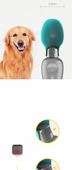 800Ml Portable Dog Water Bottle For Small Medium Big Dogs Outdoor