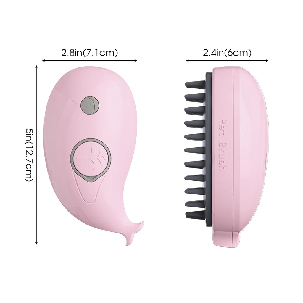 3-in-1 Spray Cat Brush Steamy Dog Brush Electric Spray Cat Hair