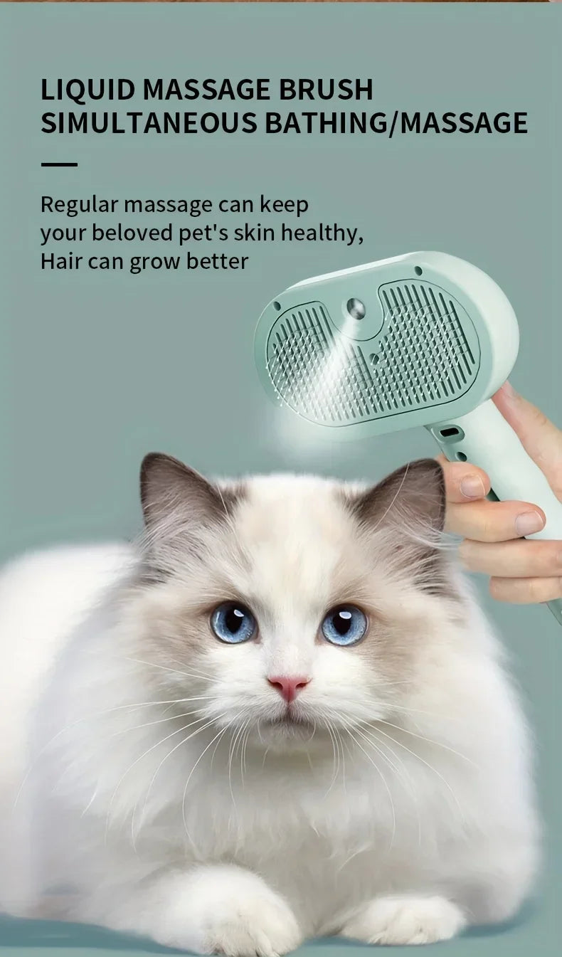 Pet Spray Hair Comb Professional Electric Hair Straightener Comb