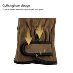 Cowhide Outdoor Protective Gloves Heat Insulation Anti-Cutting