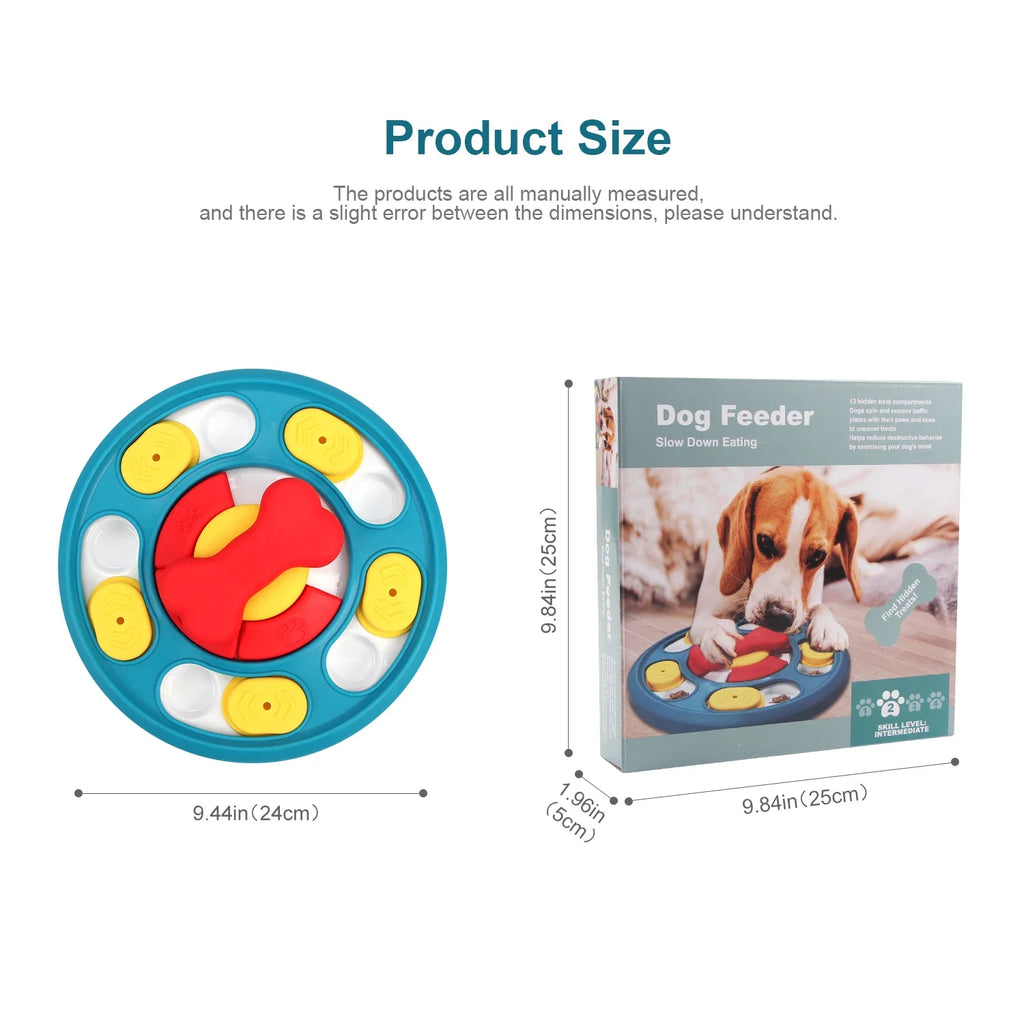 Pet Dog Slow Feeder Bowl Eco Dog Bowl Fun Non Slip Anti-Gulping