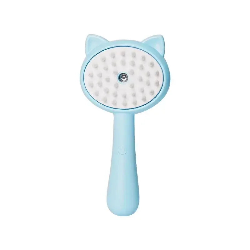 Pet Steam Brush Cat Dog Cleaning Steamy Spray Massage Beauty Comb