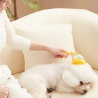 Pet Bathing Brush Long Handle Dog Cleaning Brush Soft Silicone Pet